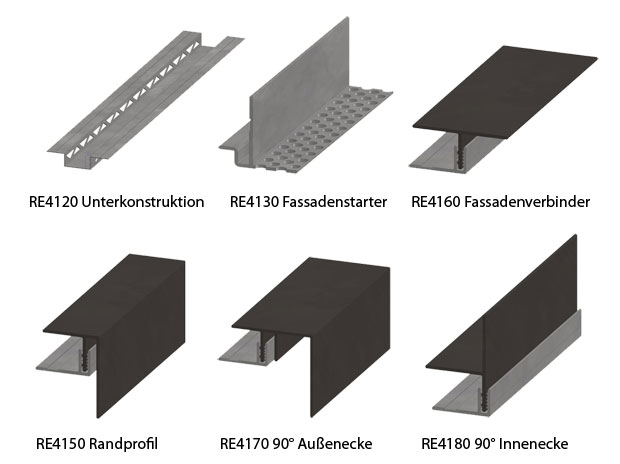 Resysta Fassafensystem Produkt-Raster